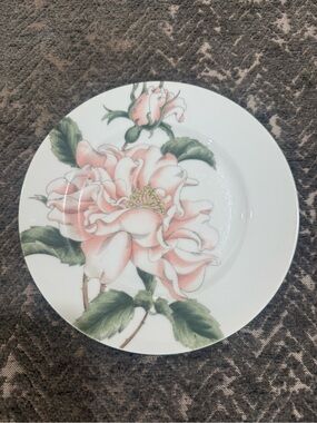 Vintage Fitz & Floyd Summer Rose 7.5” Salad Dessert Plate FF84 Japan 1979